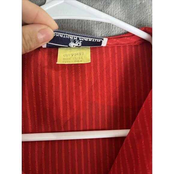 Jonathan Martin Womens Vtg Flutter Sleeve A Line Dress Size 14 Dapper Retro 50s - Picture 3 of 6